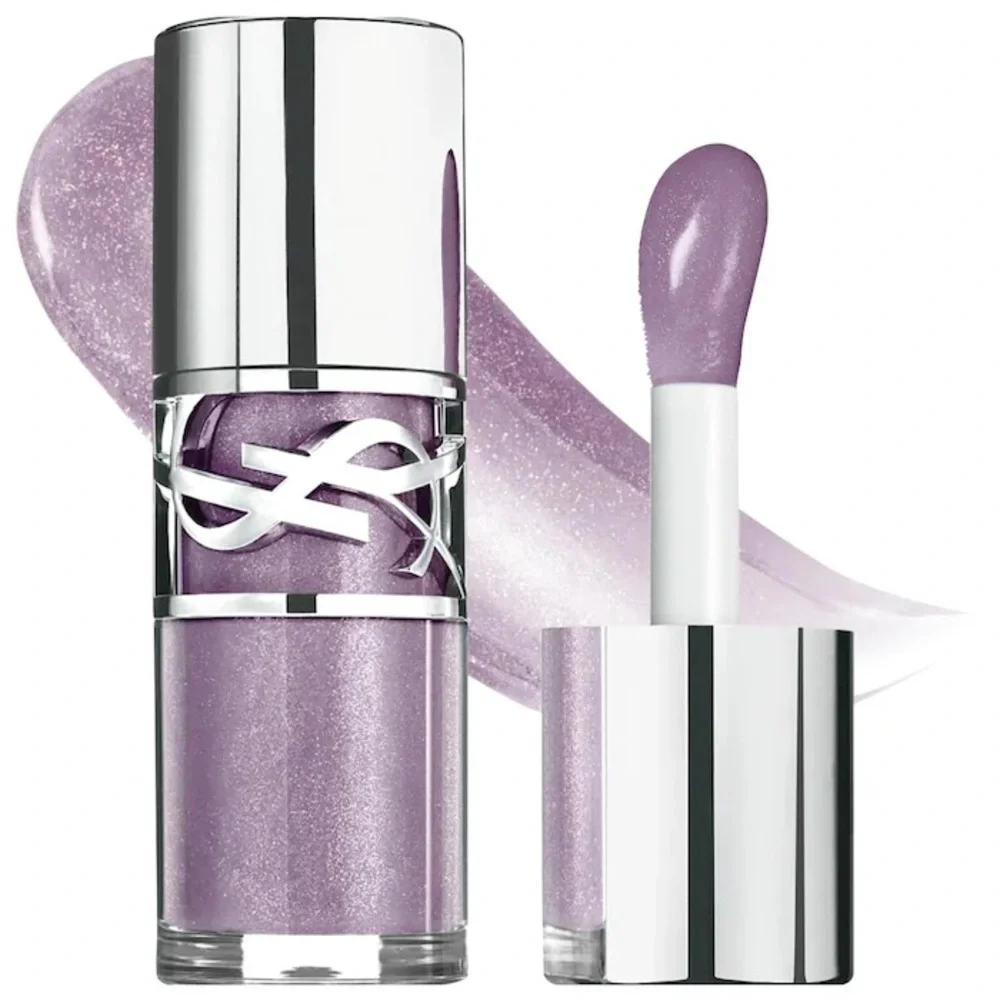 Nwt  YSL Loveshine Plumping Lip Oil Gloss - 01 thunder stealer